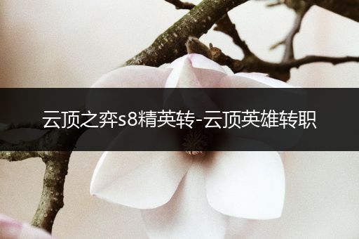 云顶之弈s8精英转-云顶英雄转职