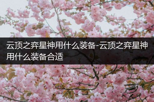 云顶之弈星神用什么装备-云顶之弈星神用什么装备合适