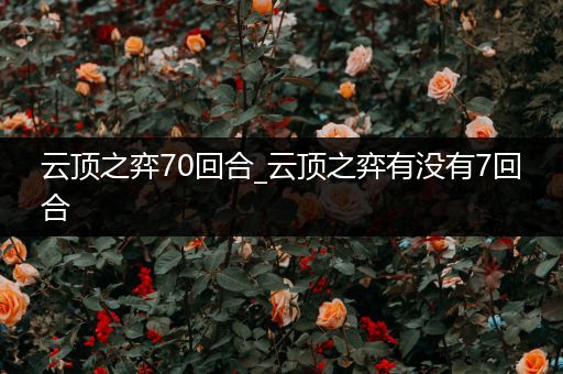 云顶之弈70回合_云顶之弈有没有7回合