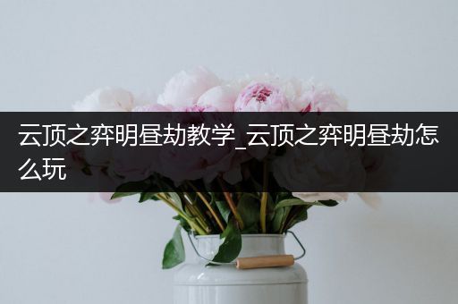 云顶之弈明昼劫教学_云顶之弈明昼劫怎么玩