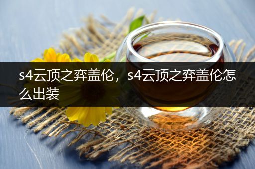 s4云顶之弈盖伦，s4云顶之弈盖伦怎么出装