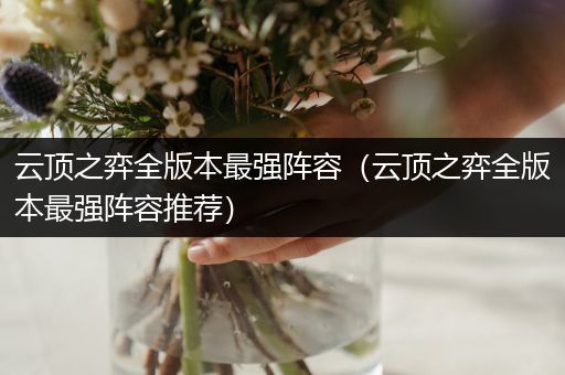 云顶之弈全版本最强阵容（云顶之弈全版本最强阵容推荐）