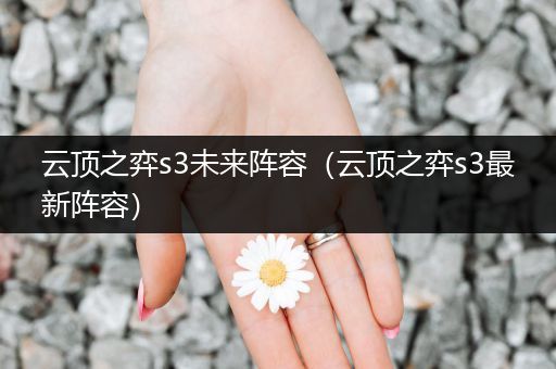 云顶之弈s3未来阵容（云顶之弈s3最新阵容）