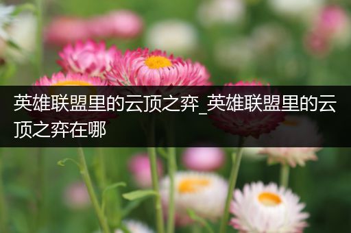英雄联盟里的云顶之弈_英雄联盟里的云顶之弈在哪
