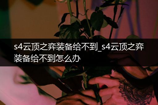 s4云顶之弈装备给不到_s4云顶之弈装备给不到怎么办