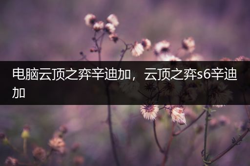 电脑云顶之弈辛迪加，云顶之弈s6辛迪加