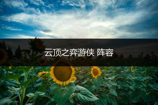 云顶之弈游侠 阵容