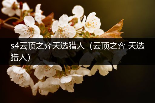 s4云顶之弈天选猎人（云顶之弈 天选猎人）