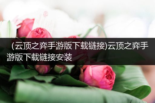 （云顶之弈手游版下载链接)云顶之弈手游版下载链接安装