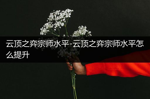 云顶之弈宗师水平-云顶之弈宗师水平怎么提升