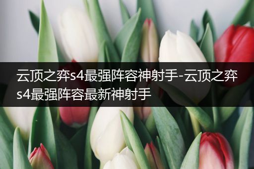 云顶之弈s4最强阵容神射手-云顶之弈s4最强阵容最新神射手