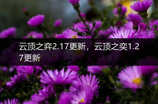 云顶之弈2.17更新，云顶之奕1.27更新