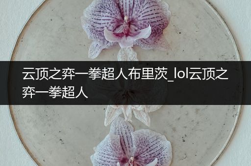 云顶之弈一拳超人布里茨_lol云顶之弈一拳超人