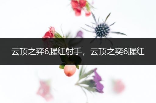 云顶之弈6腥红射手，云顶之奕6腥红