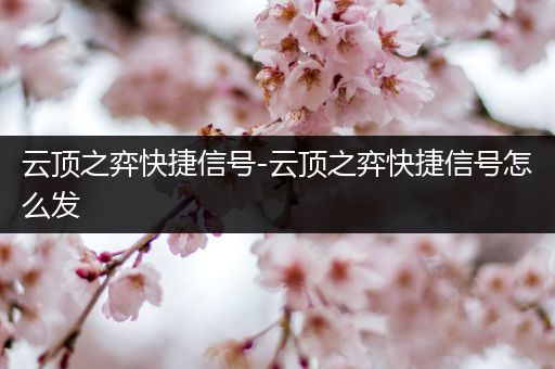 云顶之弈快捷信号-云顶之弈快捷信号怎么发