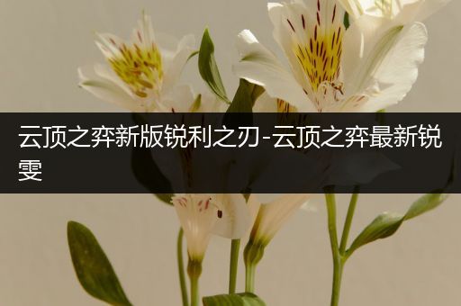 云顶之弈新版锐利之刃-云顶之弈最新锐雯