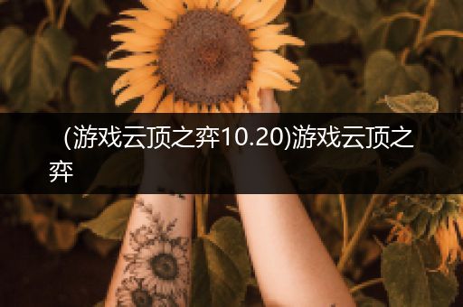 （游戏云顶之弈10.20)游戏云顶之弈