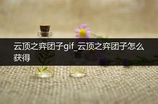 云顶之弈团子gif_云顶之弈团子怎么获得
