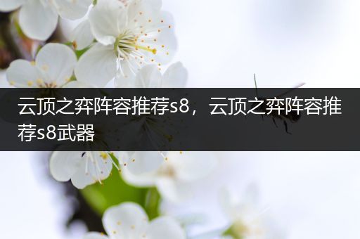 云顶之弈阵容推荐s8，云顶之弈阵容推荐s8武器