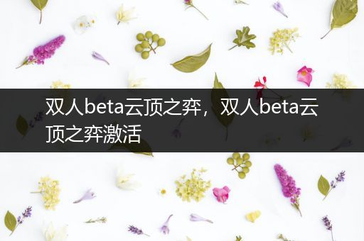 双人beta云顶之弈，双人beta云顶之弈激活