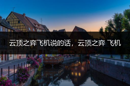云顶之弈飞机说的话，云顶之弈 飞机