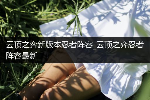 云顶之弈新版本忍者阵容_云顶之弈忍者阵容最新