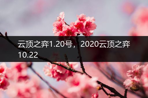 云顶之弈1.20号，2020云顶之弈10.22
