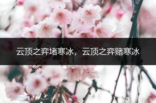 云顶之弈堵寒冰，云顶之弈赌寒冰