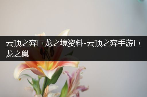 云顶之弈巨龙之境资料-云顶之弈手游巨龙之巢
