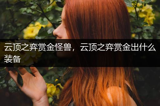 云顶之弈赏金怪兽，云顶之弈赏金出什么装备