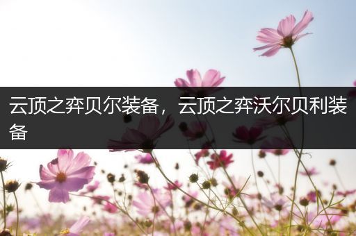 云顶之弈贝尔装备，云顶之弈沃尔贝利装备