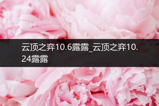 云顶之弈10.6露露_云顶之弈10.24露露