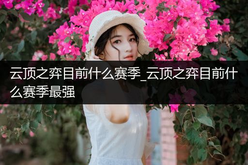 云顶之弈目前什么赛季_云顶之弈目前什么赛季最强