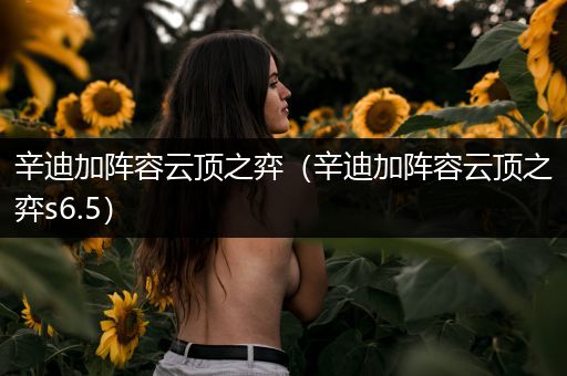 辛迪加阵容云顶之弈（辛迪加阵容云顶之弈s6.5）