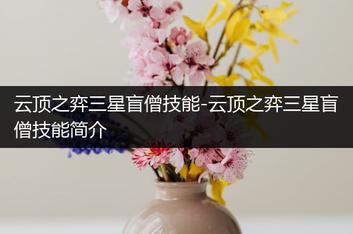 云顶之弈三星盲僧技能-云顶之弈三星盲僧技能简介