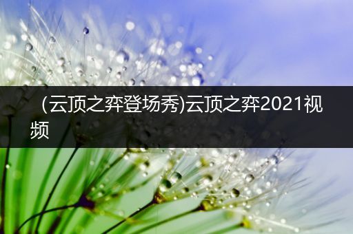 （云顶之弈登场秀)云顶之弈2021视频