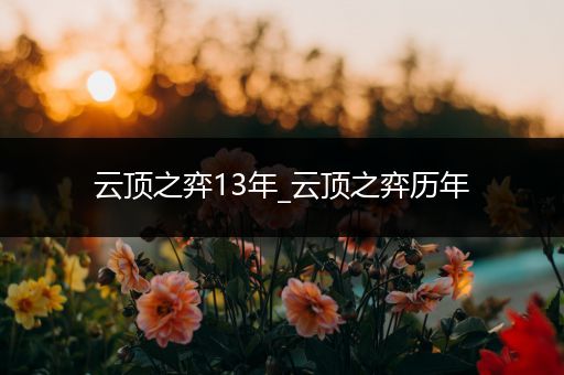 云顶之弈13年_云顶之弈历年