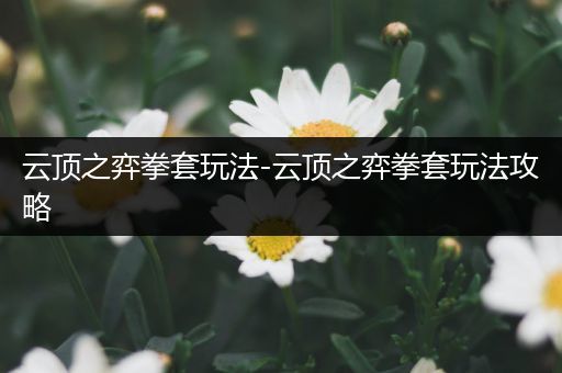 云顶之弈拳套玩法-云顶之弈拳套玩法攻略