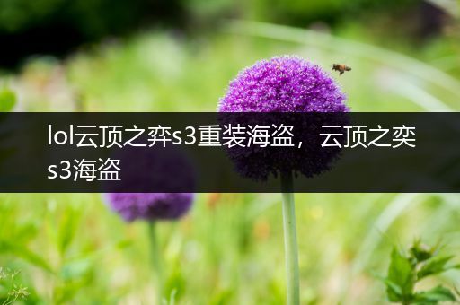 lol云顶之弈s3重装海盗，云顶之奕s3海盗