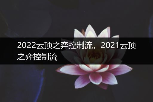 2022云顶之弈控制流，2021云顶之弈控制流