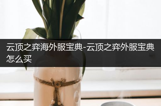 云顶之弈海外服宝典-云顶之弈外服宝典怎么买