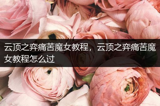 云顶之弈痛苦魔女教程，云顶之弈痛苦魔女教程怎么过