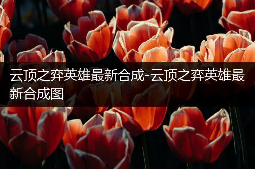 云顶之弈英雄最新合成-云顶之弈英雄最新合成图