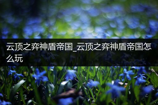云顶之弈神盾帝国_云顶之弈神盾帝国怎么玩
