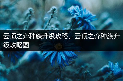 云顶之弈种族升级攻略，云顶之弈种族升级攻略图