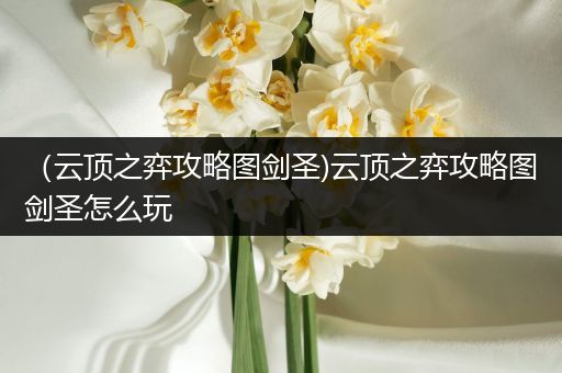 （云顶之弈攻略图剑圣)云顶之弈攻略图剑圣怎么玩