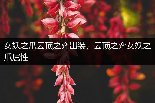 女妖之爪云顶之弈出装，云顶之弈女妖之爪属性