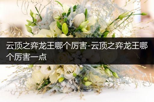 云顶之弈龙王哪个厉害-云顶之弈龙王哪个厉害一点