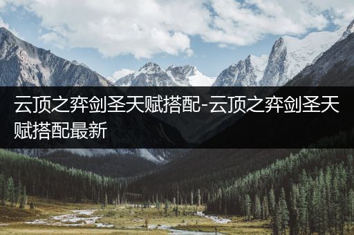 云顶之弈剑圣天赋搭配-云顶之弈剑圣天赋搭配最新