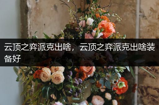云顶之弈派克出啥，云顶之弈派克出啥装备好